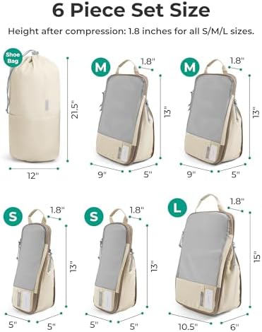 BAGSMART Compression Packing Cubes - Image 3