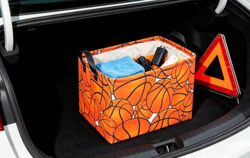 CLOCOR Rectangular Basketball Storage Basket Empty, Gift Basket, Room Decor - Image 5