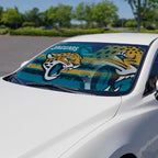 Fanmats NFL Windshield Sun Auto Shade, Sun Shield Sun Visor Accordion tri-fold - Image 2