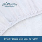Queen Size Mattress Protector Waterproof, Absorbent Fitted Sheet - Image 7