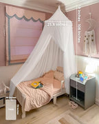 little dove Bed Canopy with Star Lights, Double Layer Canopy - Image 5