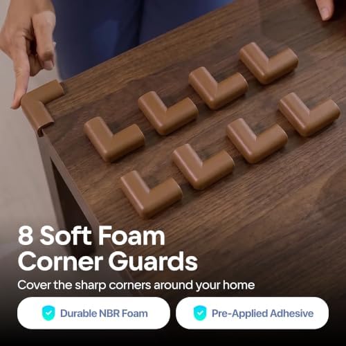 Komfortology 8-Pack Baby Proofing Corner Protectors - Image 3