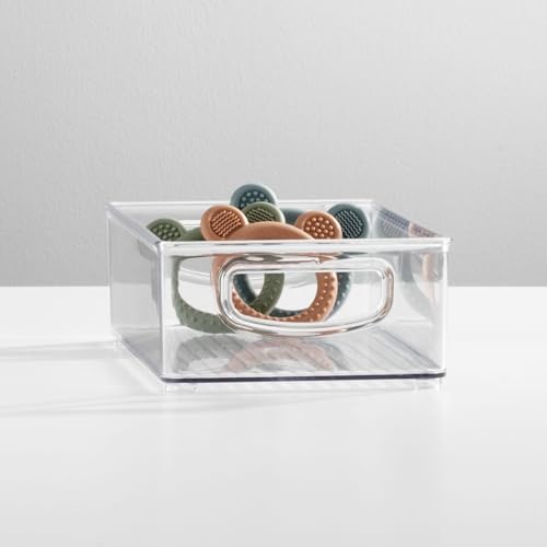 mDesign Small Plastic Baby Nursery and Food Organizer -Storage Holder Bin - Image 2