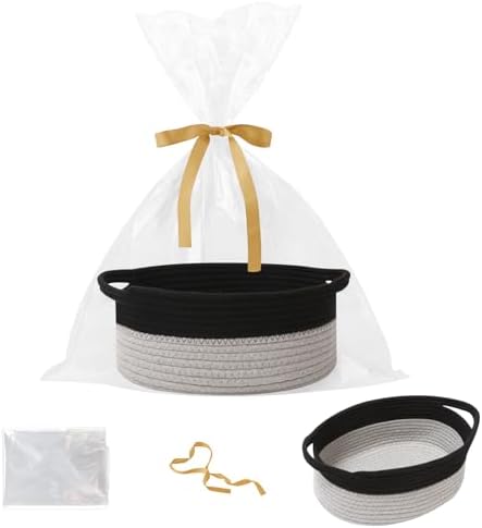 Woven Rope Basket by HZFTJOY