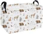 Essme Rectangular Animal Basket, Kids Storage Bins Organizer by ESSME