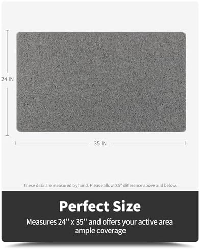 Non-Slip Bathtub Mat, 24x35 Inch Shower Mats - Image 6