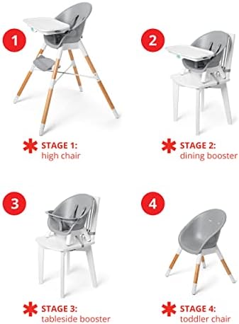 Skip Hop Baby High Chair 4-in-1 Convertible High Chair - Image 3