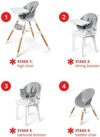 Skip Hop Baby High Chair 4-in-1 Convertible High Chair - Image 3