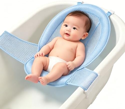 Baby Bath Support Mesh Pad Universal Bath Seat Net Soft Bathing Cushion Pad Mat by Unknown