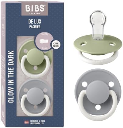 BIBS Pacifiers - De Lux Collection | BPA-Free Baby Pacifier | Made in Denmark | by BIBS