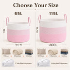 JMvicyroam 115L Extra Large Blanket Basket - Image 4
