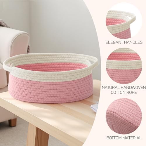 JMvicyroam Small Woven Basket, Empty Gift Basket - Image 3