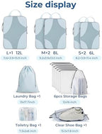 Bagsmart Compression Packing Cubes, Travel Bag Cruise Ship Essentials - Image 2