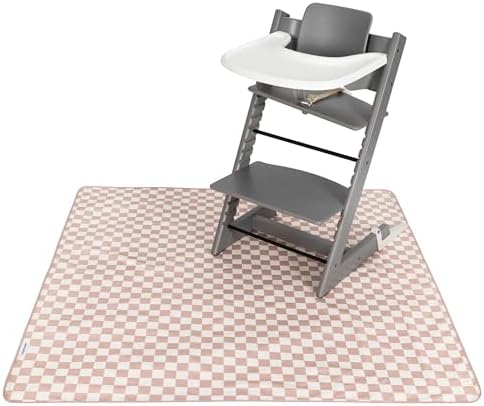 Tiny Twinkle Splat Mat for Under High Chair or Table | 51" x 51" Waterproof & by TinyTwinkle