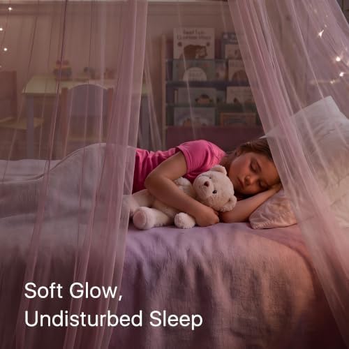 NICETOWN Baby Pink Girls Room Bed Canopy - Image 4