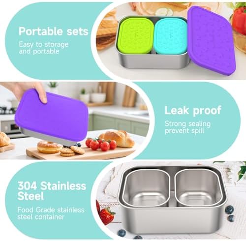 SOPHICO 8 & 24 oz Lunch Boxs for Kids, Food Containers - Image 6