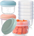 8 Pack Reusable Plastic Containers - 4 oz Small Deli Containers by VITEVER