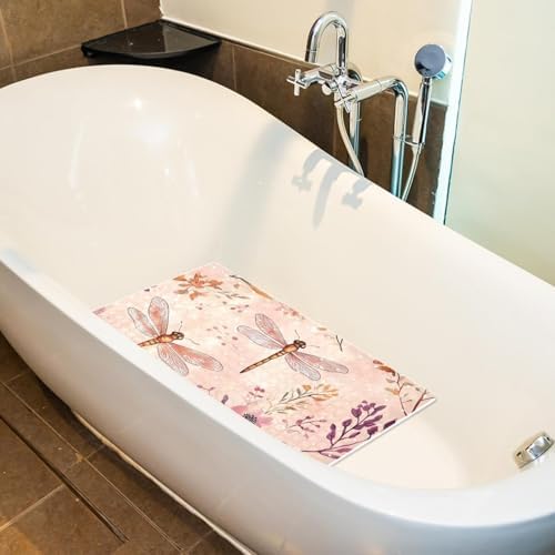 Non Slip Bathtub and Shower Mat 26.8x15.1 inch, Bath Mat - Image 5