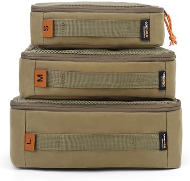 Mardingtop Packing Cubes for Travel, 3 Pack Cordura Tactical Luggage Organizer by Mardingtop