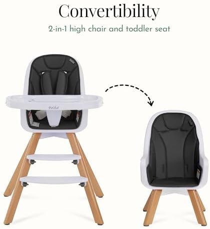 Evolur Zoodle 2-in-1 High Chair - Image 4