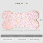 PWTAA Dog Food Mat Anti-Slip Silicone Dog Bowl Mat Thicker Pet Placemat - Image 2