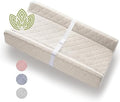 Organic Cotton Covered Contoured Baby Changing Pad | Waterproof Foam Mattress by Modera