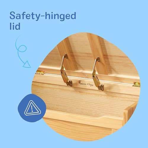 Melissa & Doug Wooden Toy Chest - Image 5