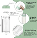 Breastmilk Storage Bottles Collection Bottles, 10oz Wide-Neck Breast Milk - Image 4