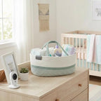 DECOMOMO Baby Caddy Organizer, Large Diaper Caddy Basket - Image 2