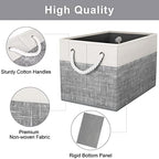Fab totes Storage Bins 2-Pack, Foldable Storage Baskets - Image 3