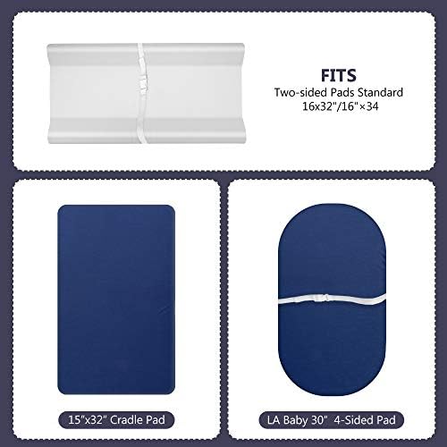 TILLYOU Changing Pad Cover Set in Soft Jersey Material - Image 4
