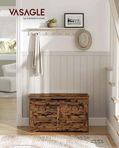 VASAGLE Storage Chest, 39.4 Inches Width Bench - Image 2