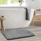 Clara Clark Bathroom Rugs, Velvet Memory Foam Bath Mat, Non-Slip Bath Rugs - Image 2