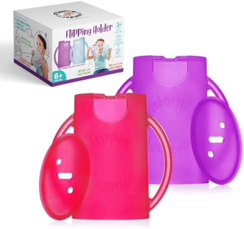 Flipping Holder Squeeze Proof Food Pouch Holder by FlippingHolder