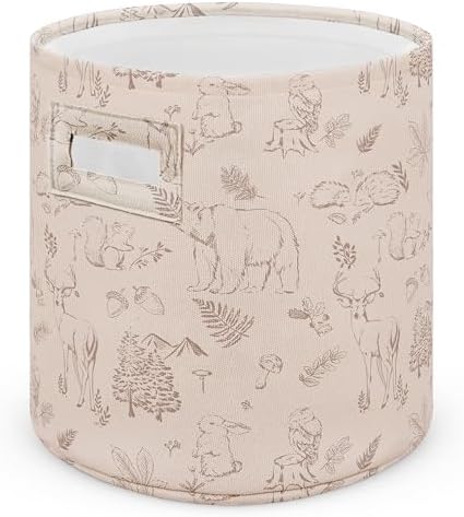 Sorrel + Fern Nursery Storage Basket, Soft Collapsible Fabric Toy Bin, Magic by SorrelFern