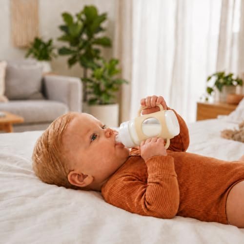 BUSOHA 2 Pack Silicone Sleeves for Dr. Brown's Narrow Baby Bottle - Image 5