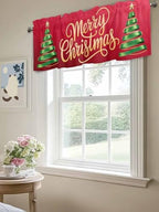 Vandarllin Merry Christmas Kitchen Curtains Valances - Image 5