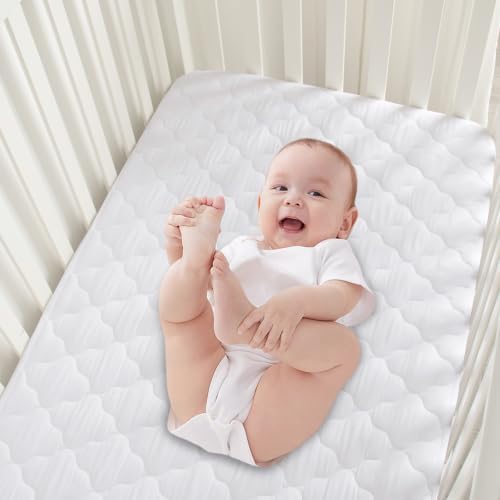 Crib Mattress Protector Sheets Waterproof, Toddler Bed Mattress Pad Cover - Image 5