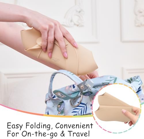 Mombella Silicone Bibs For Babies 6-12 Months, Waterproof Adjustable Baby Bibs - Image 5