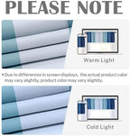 Emvency Valances for Windows, 2 Pack, 52x18 Inch, Coastal Striped - Image 6