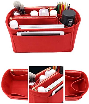 LEXSION Felt Purse Organizer Insert, Tote Bag Shaper Dividers - Image 4