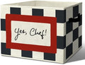 Cooking Playroom Chef Slogan Storage Bins Box by Unknown