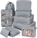 8/9 Set Packing Cubes for Travel, Suitcase Organizer Bags for Luggage by Unknown