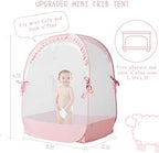 L RUNNZER Pack N Play Tent, Baby Mini Crib Tent to Keep Baby in, Crib Net - Image 4