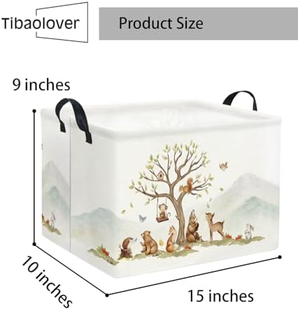 Rectangular Kids Storage Basket Baby Gift Basket Cute Storage Bin Organizer - Image 2