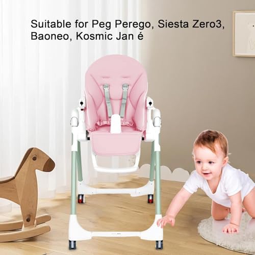 Baby High Chair Cover, PU Leather, Soft Padding, Highchair Seat Cushion - Image 5