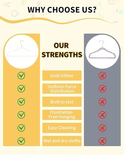 50pcs Slim Clear Toddler Hangers - Image 6