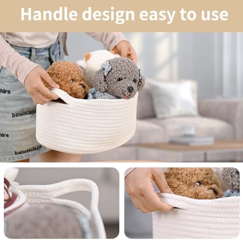 Happyiren Yellow Woven Storage Basket - Image 4