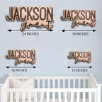 Personalized Wooden Name Sign, Nursery Decor, Nursery name sign - Image 4