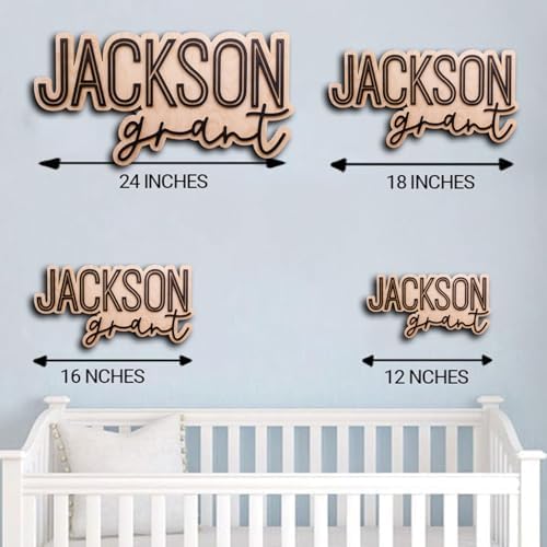 Personalized Wooden Name Sign, Nursery Decor, Nursery name sign - Image 4